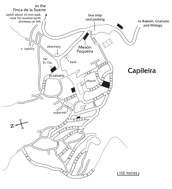 Capileira Map